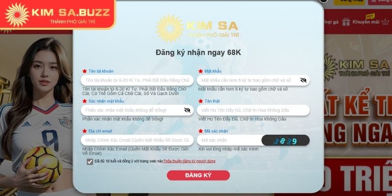 Đăng Ký Kimsa – Mở Cửa Vào Thế Giới Cá Cược Đỉnh Cao 2 Người chơi từ 18 tuổi trở lên