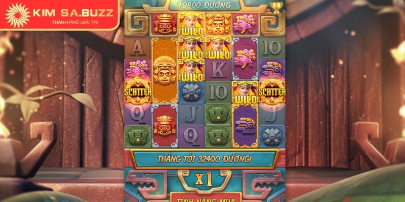 Kho Báu Aztec Kimsa – Hành Trình Săn Lùng Kho Tàng Huyền Thoại 3 Biểu tượng Wild và Scatter trong kho báu Aztec Kimsa